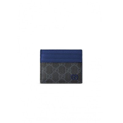 GUCCI BI-COLOR CARD CASE WITH GG DETAIL 795230 (10*8cm)